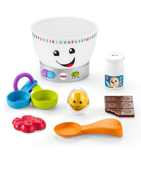 Laugh & Learn White & Blue Mixing Bowl Toy Set | Zulily