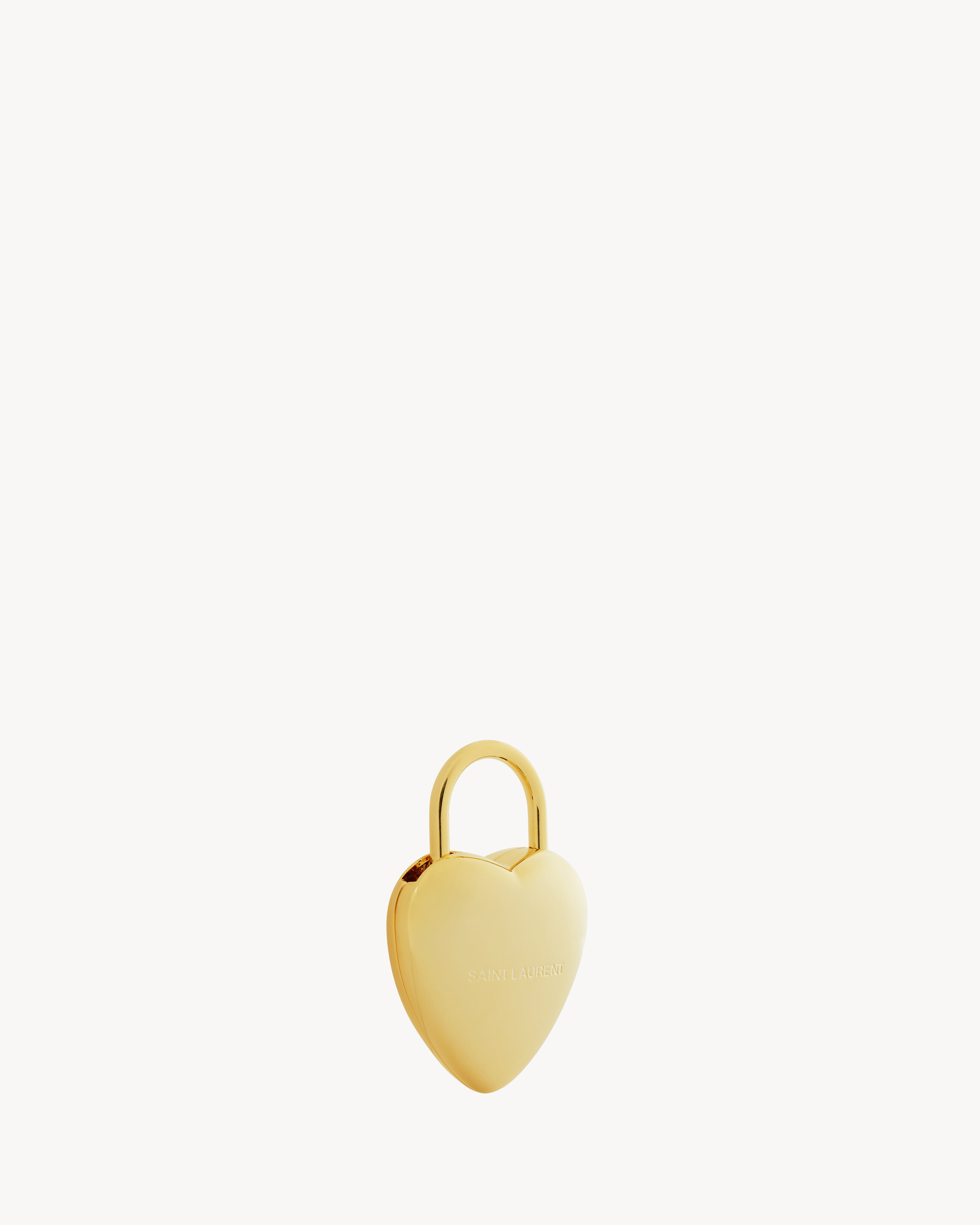 heart-shaped 3d padlock | Saint Laurent Inc. (Global)