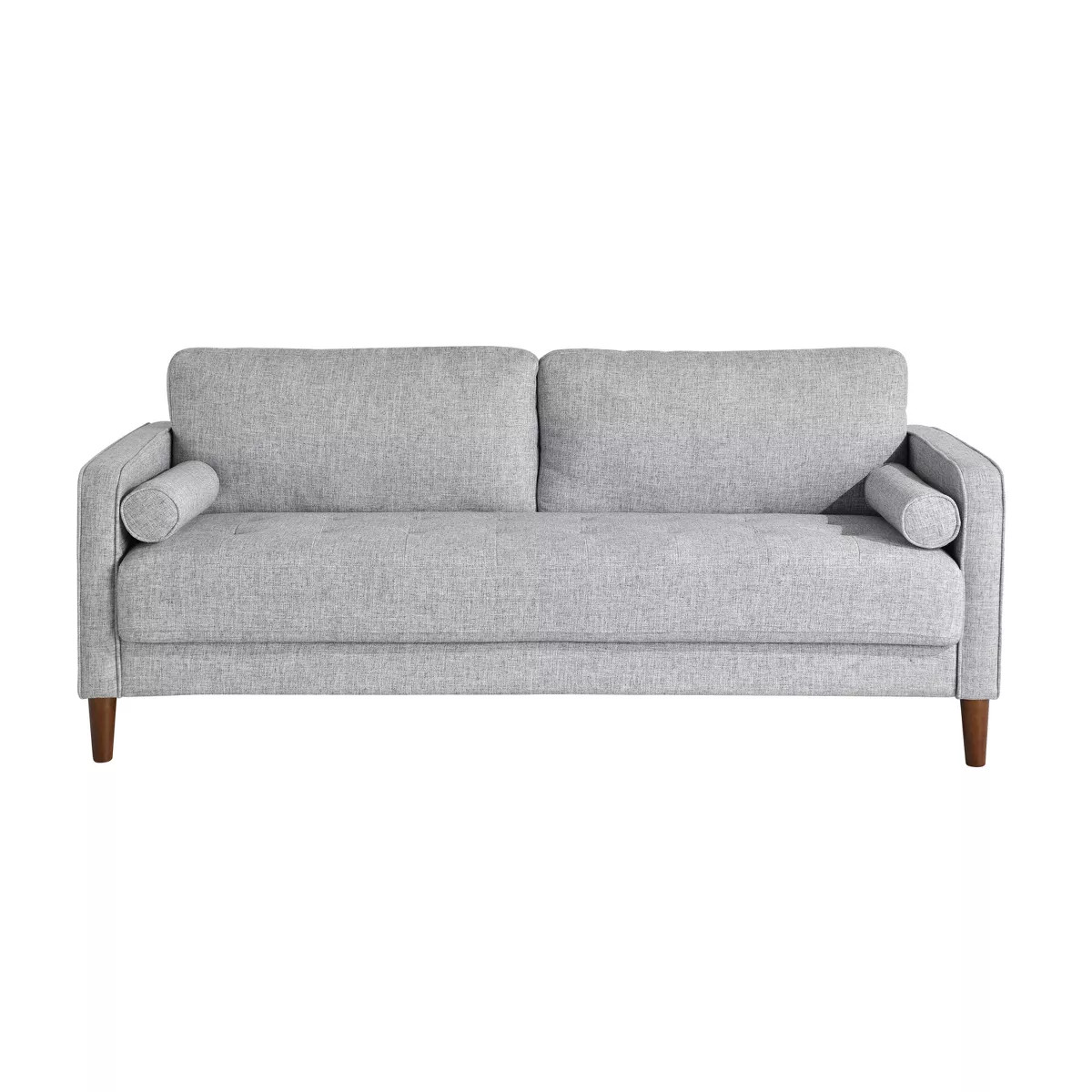 Lifestyle Solutions Giovanni Sofa Woven Light Gray | Target