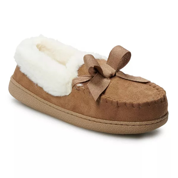 Dearfoams Bear Family Plaid Slipper Collection | Kohl's
