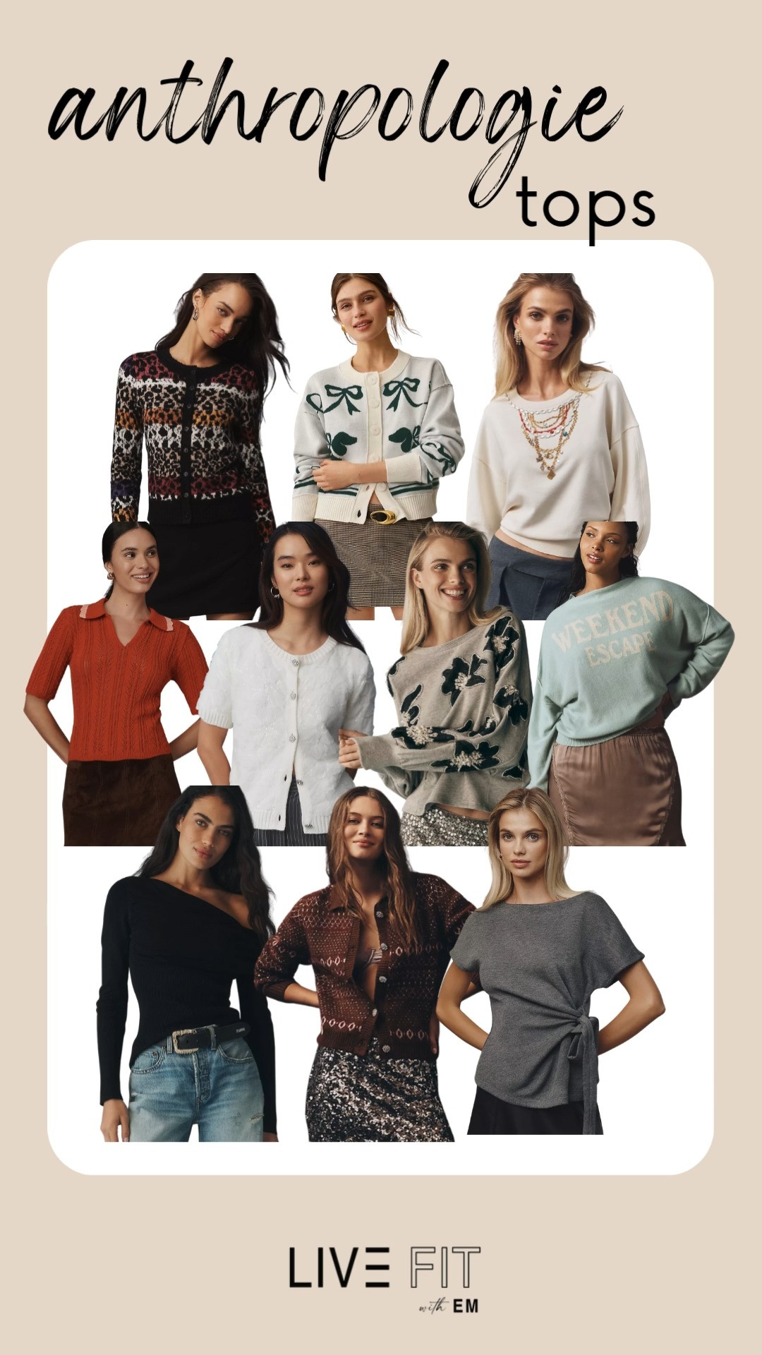 Anthro tops that do all the talking—effortless, artsy, and just the right amount of festive. Your outfit’s new main character moment. ✨👚💫  
#Anthropologie #StyleInspo #FashionFinds #OOTD #HolidayStyle #BohoChic #WardrobeRefresh #WinterFashion #TrendyTops #SeasonalStyle 

 #LTKootd #LTKSeasonal