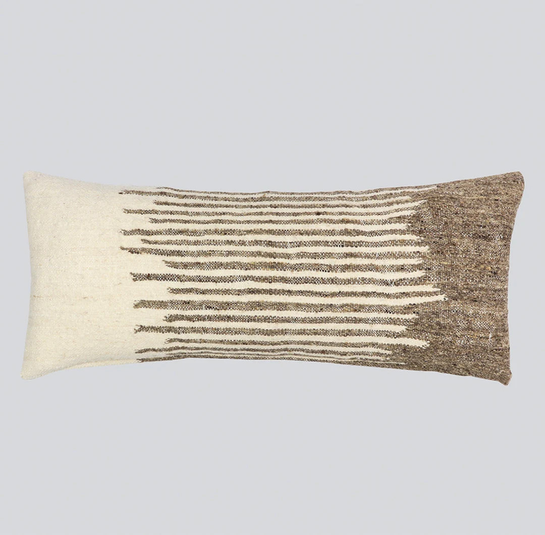 Moroccan Lumbar Throw Pillow, Long Lumbar Pillow, 12x30, Brown, Boho Sofa Lumbar Throw Pillow by ... | Etsy (US)