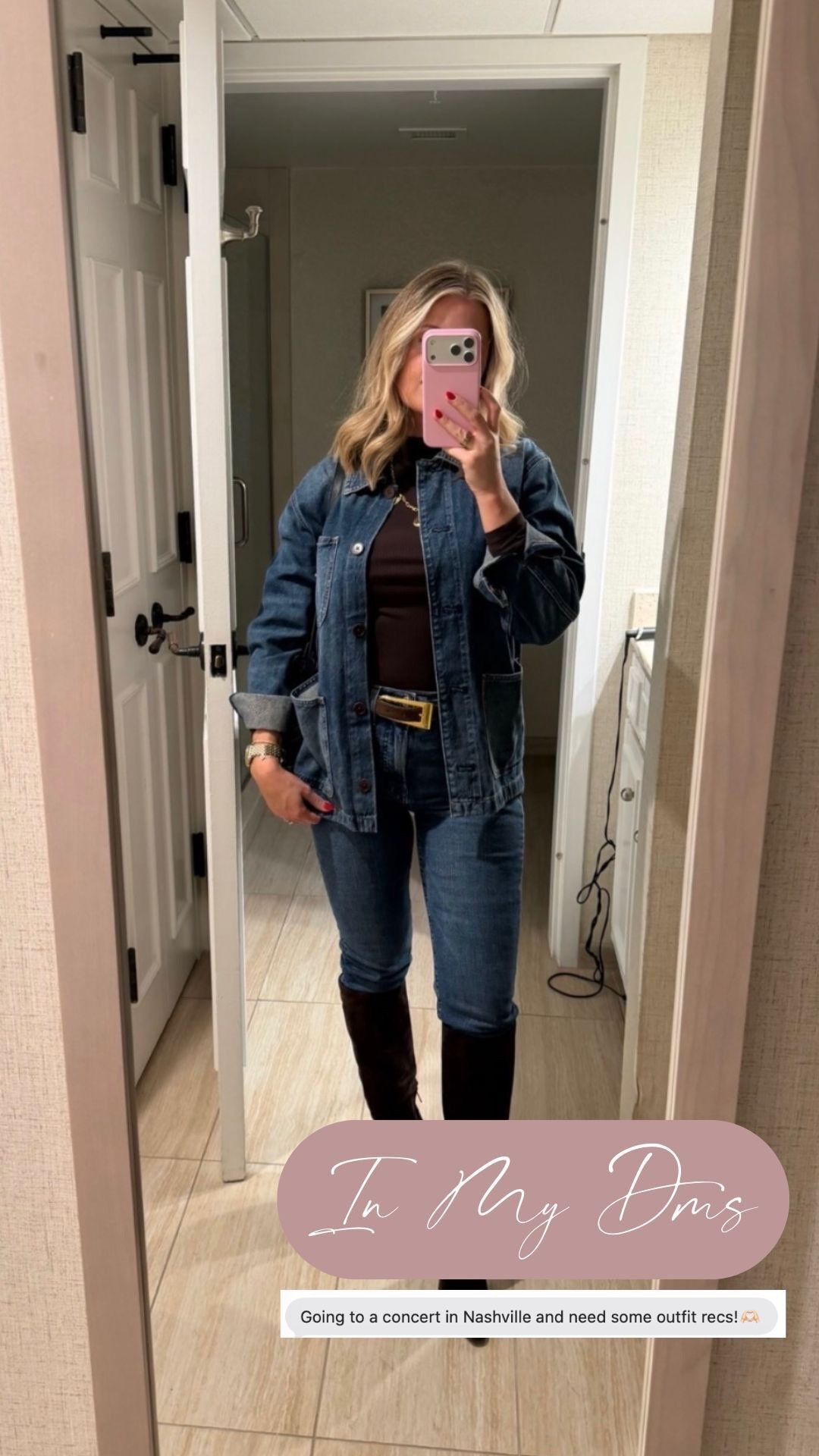 Nashville denim concert outfit✨

#LTKfindsunder100 #LTKstyletip