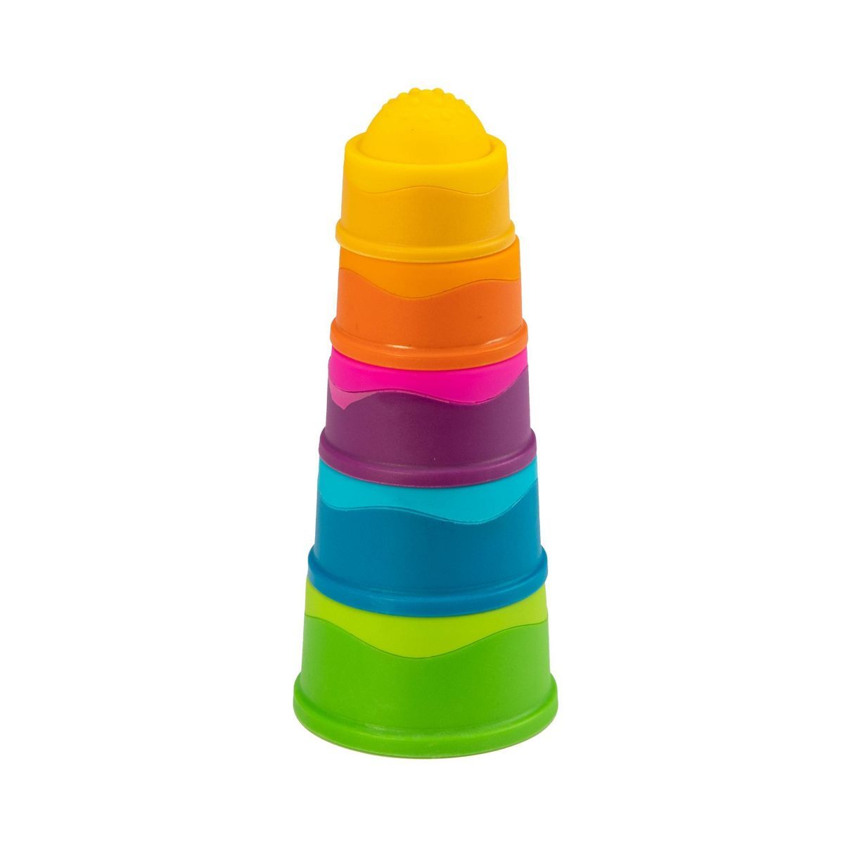 Fat Brain Toys Dimpl Stack Toy - 5 Stacking Cups | Target