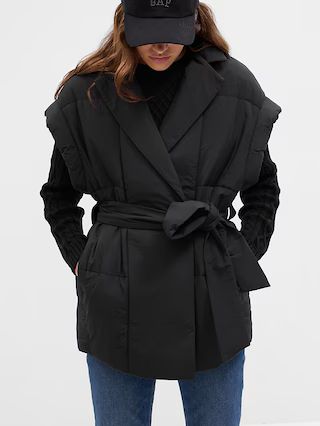 Duvet Wrap Puffer Vest | Gap (CA)