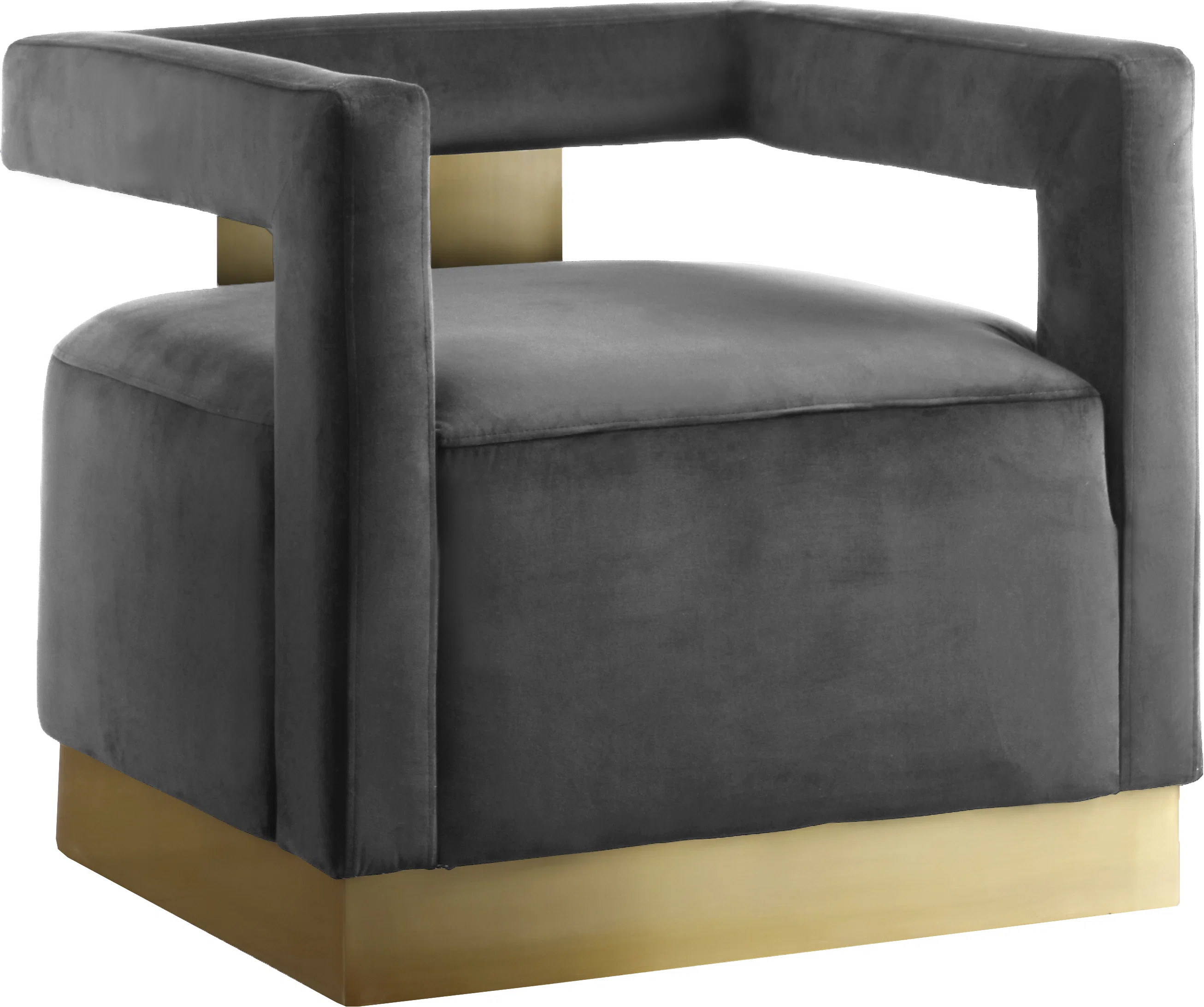 Jocoby 31.5'' Wide Velvet Barrel Chair | Wayfair North America