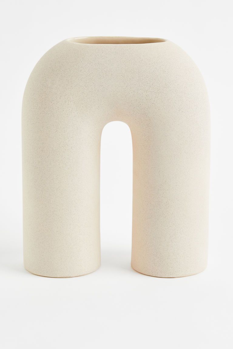 H & M - Ceramic Vase - Beige | H&M (US + CA)