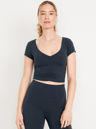 Light Support StudioSmooth Crop Top | Old Navy (US)