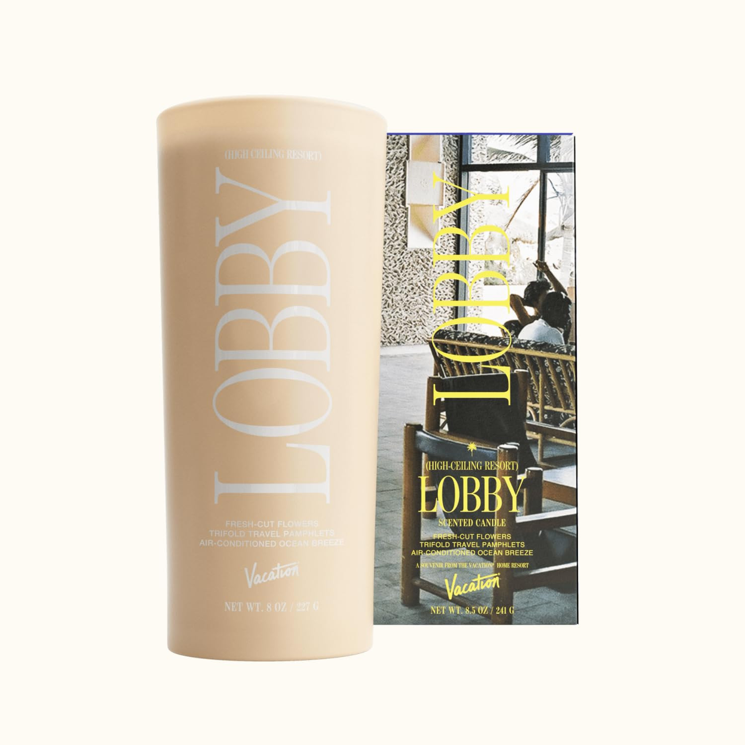 Vacation High Ceiling Resort Lobby Candle, Luxury Floral Candle with Bergamot, Cedar & Musk, Prem... | Amazon (US)