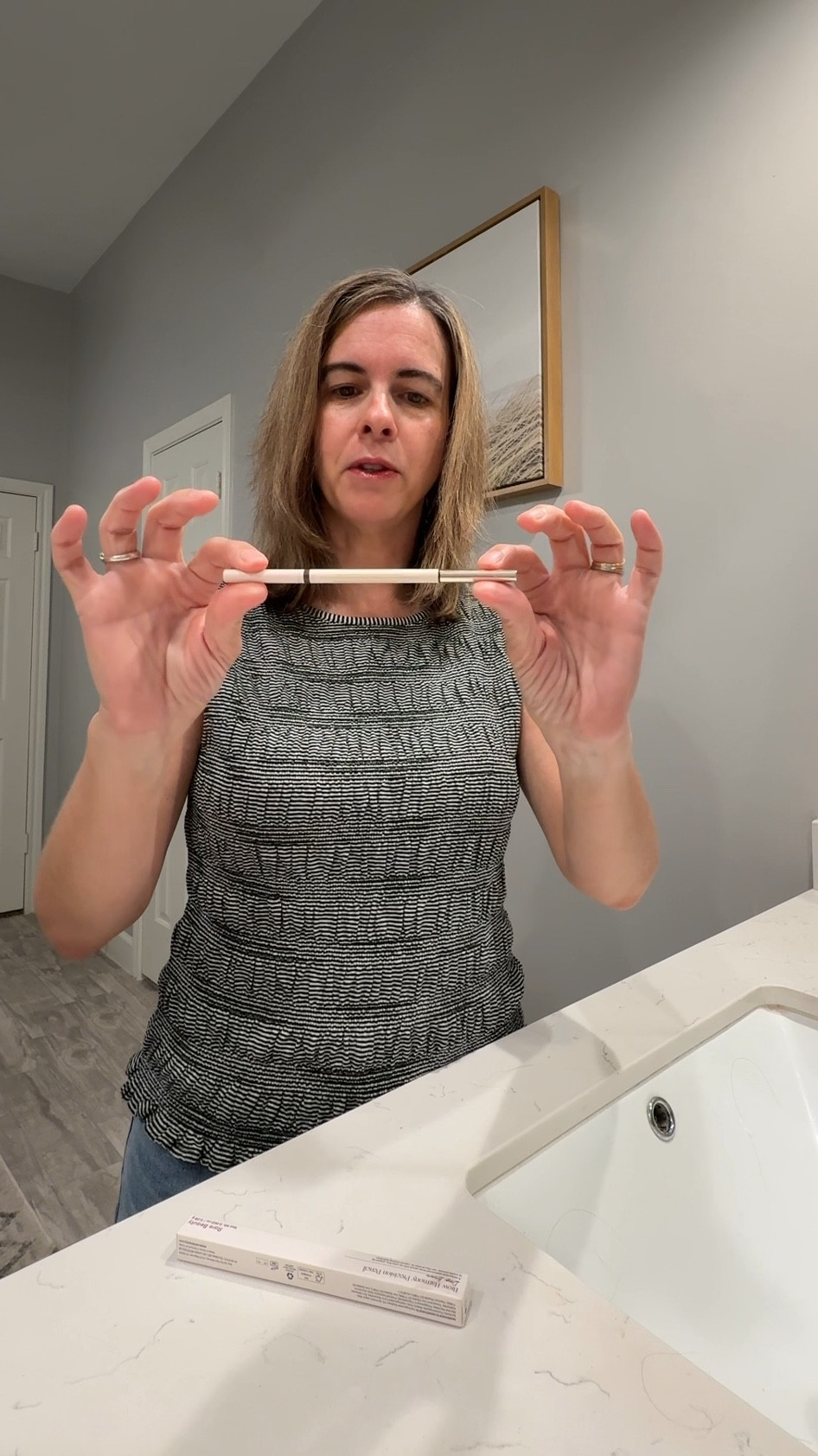 Get Ready With Me 🤍 

Sharing my favorite Sephora brow harmony eyebrow pencil I will not go without!  🤍 it glides on super smooth and has a nice brush with it, too.

I’m wearing a black and white boatneck sleeveless top with smocked detail paired with the Madewell perfect vintage wide leg crop jean in a ligh-medium vintage wash. 

I’m 5’1” - wearing short length in jeans.

#LTKselfcare #LTKxMadewell #LTKootd