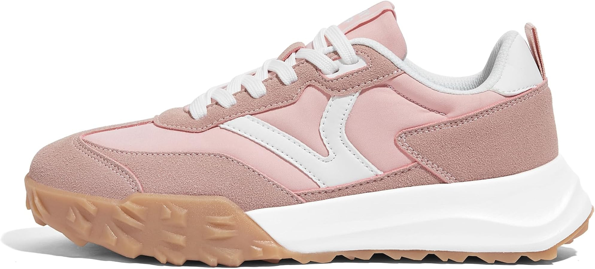 LUCKY STEP Women's Platform Tennis Walking Shoe Retro Chunky Casual Breathable Durable Deluxe Fas... | Amazon (US)