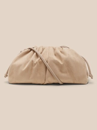 Vegan Suede Clutch | Banana Republic Factory