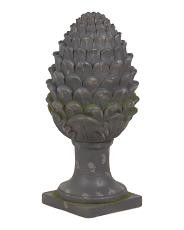 30x13 Rustic Artichoke Moss Accented Garden Statuary | TJ Maxx