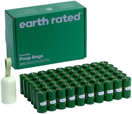 Earth Rated Dog Poop Bag Holder, Durable and Guaranteed Leakproof, Lavender Scented, 1 Dispenser ... | Amazon (US)