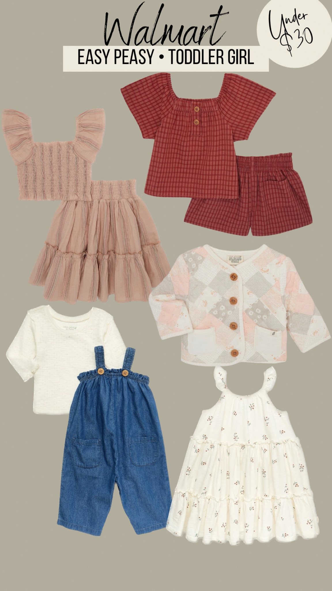 Walmart Toddler Girl by the brand Easy Peasy! So many great Spring options. 
Matching sets, jackets, romper, dress, florals 

#LTKFind #LTKstyletip #LTKkids