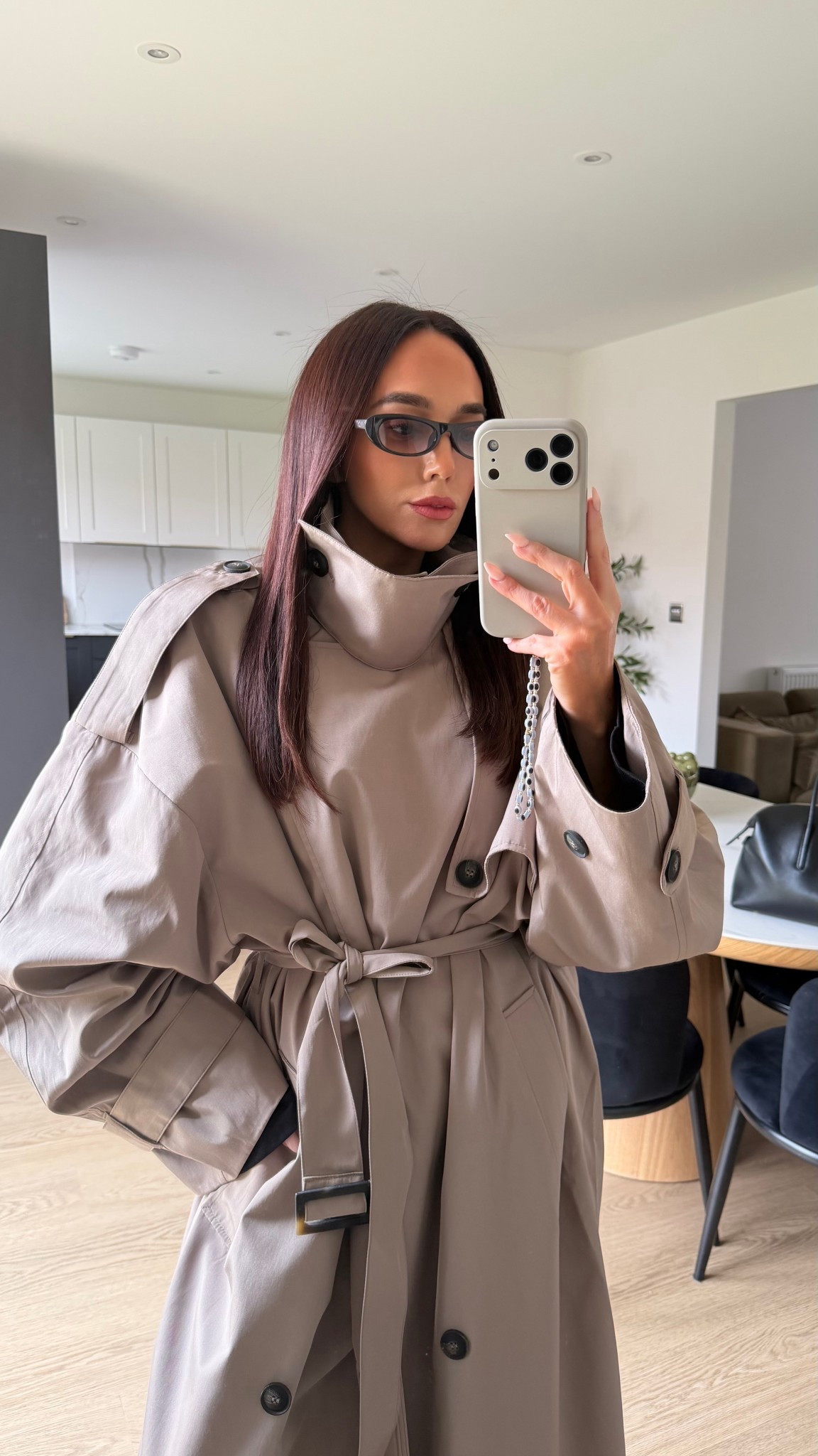 A must have spring trench coat for my wardrobe and I am fully obsessed. The perfect colour, length and gorgeous funnel neck detailing. I’ve sized up to a medium for an oversized fit  

#LTKjeans #LTKstyletip #LTKspring