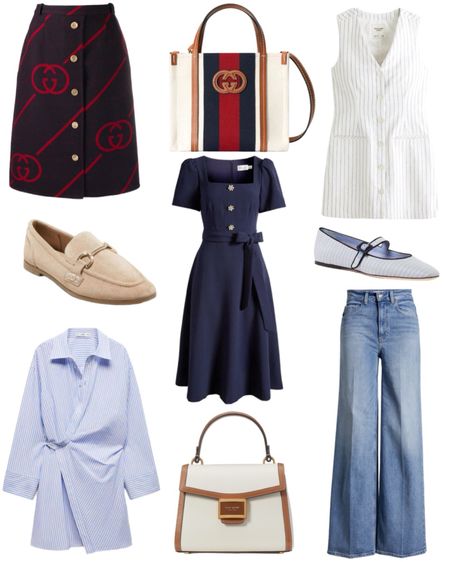 Designer finds including this Gucci skirt, Gucci tote bag, along with more attainable finds that are perfect for spring outfits. 

#LTKitbag #LTKshoecrush #LTKSeasonal