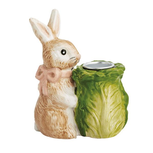 Cabbage Ceramic Taper Holder | Mud Pie