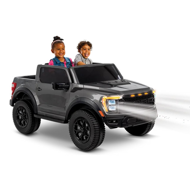 12V Ford F-150 Raptor Battery Ride-on Toy, Carbonized Grey, Kids Ages 3+, by Huffy | Walmart (US)