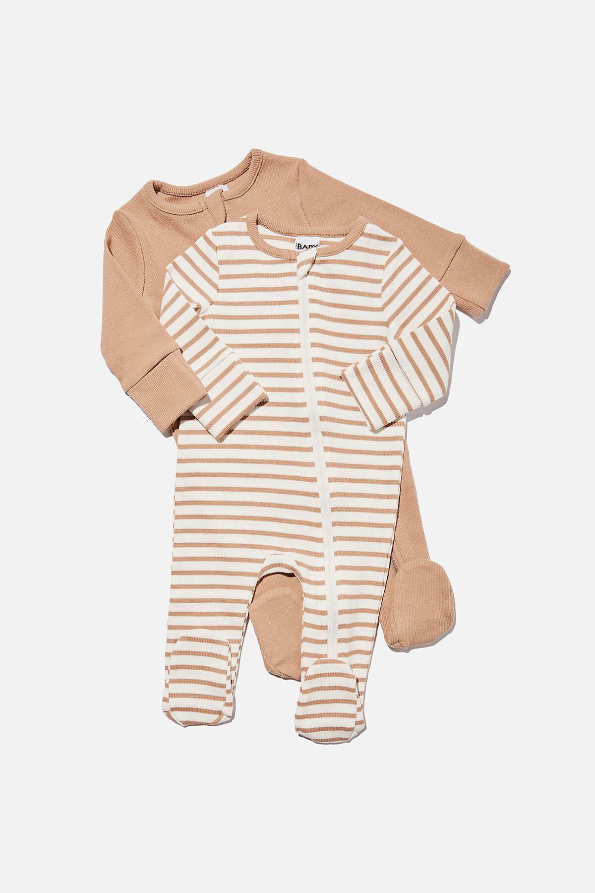 2 Pack Essentials Zip Romper | Cotton On (US)