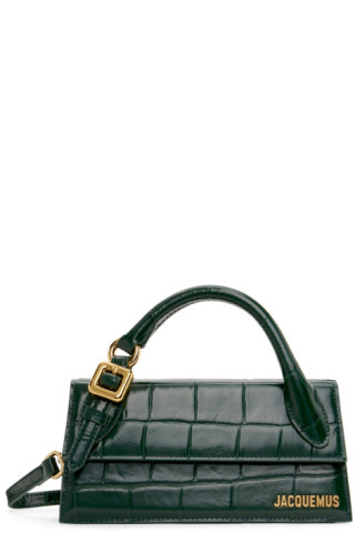 Green 'Le Chiquito long Boucle' Bag | SSENSE