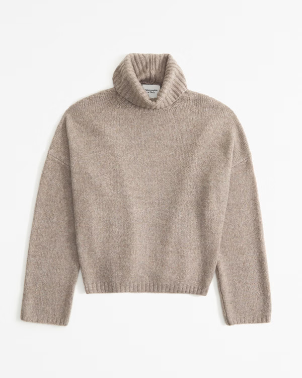 Women's Wedge Turtleneck Sweater | Women's Tops | Abercrombie.com | Abercrombie & Fitch (US)