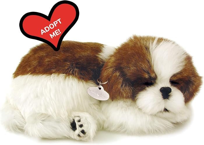 Perfect Petzzz - Original Shih Tzu, Realistic, Lifelike Stuffed Interactive Pet Toy, Companion Dog with 100% Handcrafted Synthetic Fur | Amazon (US)