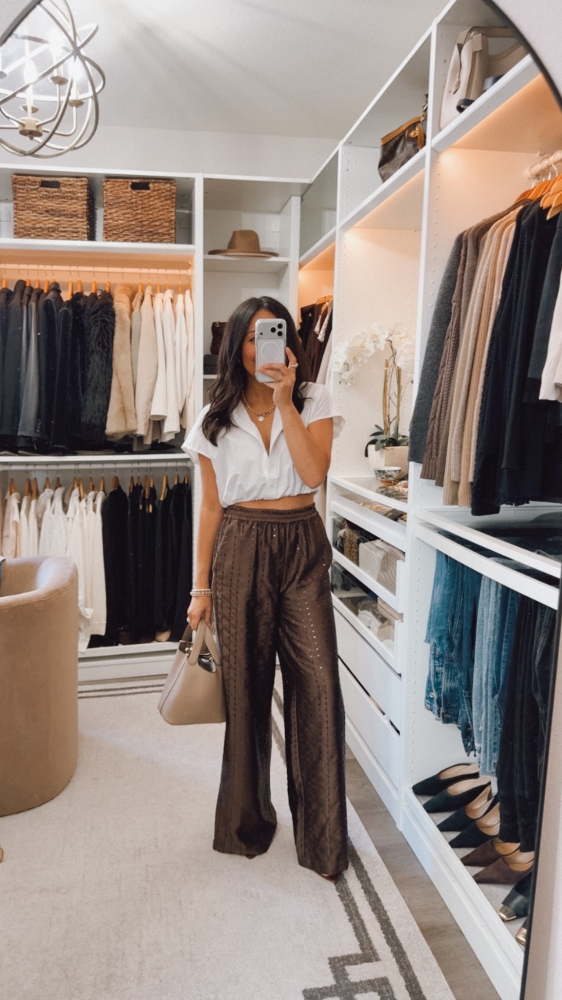 Sequin Palazzo pants🔥 So good- fot TTS wearing a small

#LTKOver40 #LTKootd
