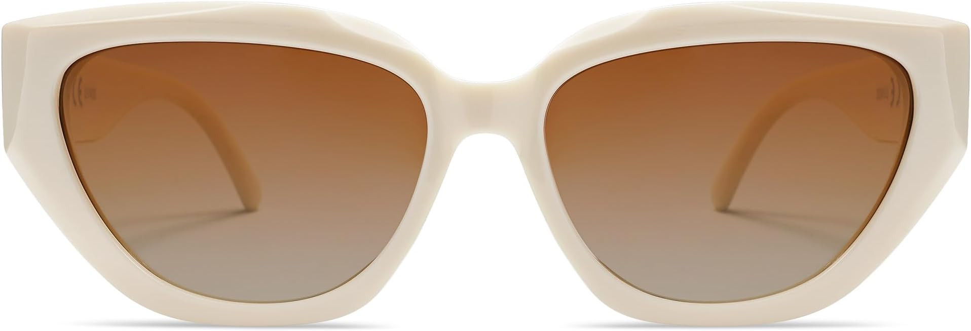 SOJOS Trendy Cute Cat Eye Polarized Sunglasses for Women Fashion Cateye Womens Sunnies SJ2237 | Amazon (US)