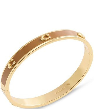 COACH Signature C Enamel Bangle Bracelet | Dillard's | Dillard's