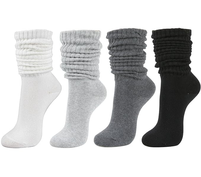 Women's Fall Winter Slouch Knit Socks | Amazon (US)