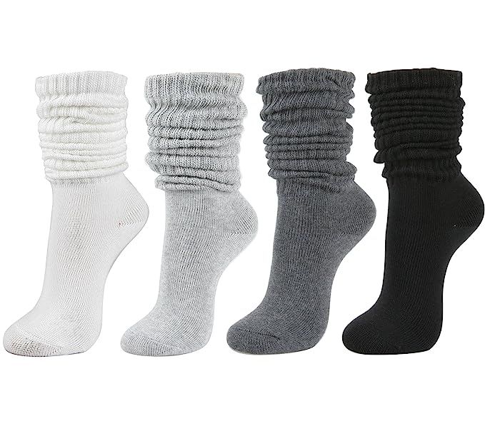 Women's Fall Winter Slouch Knit Socks | Amazon (US)