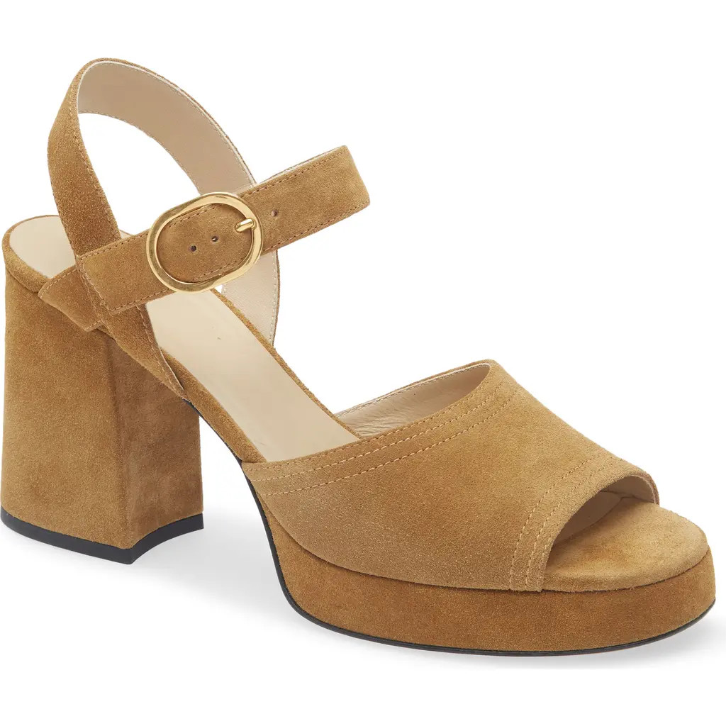 Valentino Garavani Fawcette Platform Sandal in Beige at Nordstrom, Size 9Us | Nordstrom