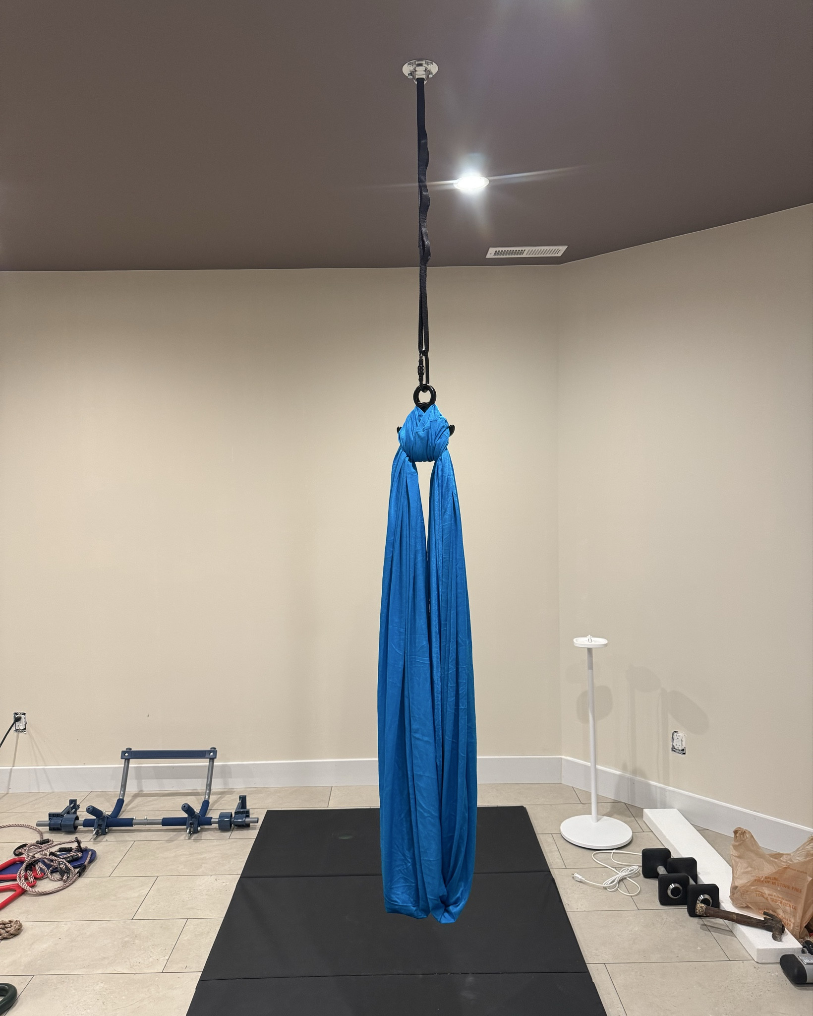 Need a fun, sensory-friendly way to help your kids burn off energy indoors? This Harkla compression swing is the perfect bonus of fun for kids who crave extra proprioceptive input, love to spin, or need a calming outlet. It’s a win-win: the kids get their fun, and mom and dad get some sanity!

🌟 Pro Tips for Safety:

- Install at least 6 feet away from walls or objects.
- Add crash mats on the floor and even padding on walls if needed.
- We also added a swivel hardware (sold separately) for endless spinning fun!
- Swing height can be adjusted 

Find all the details and shop this swing through my LTK shop! 🛒✨

#KidsActivities 

#LTKFamily #LTKKids #LTKHome