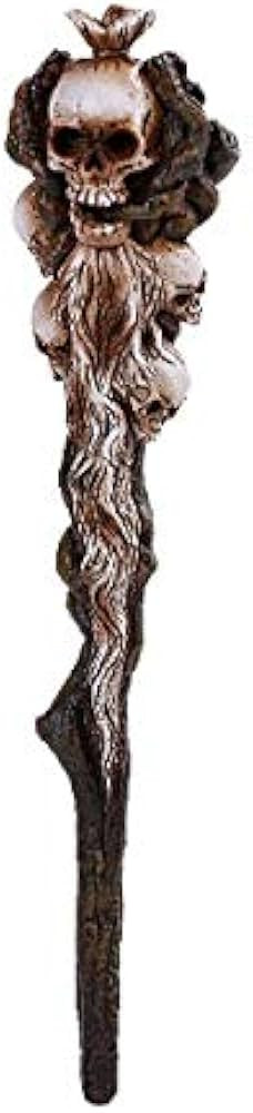 Pacific Giftware Skull Heads Magic Resin Figurine Statue Wand | Amazon (US)