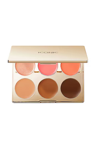ICONIC LONDON Multi-Use Cream Blush, Bronze & Highlight Palette from Revolve.com | Revolve Clothing (Global)