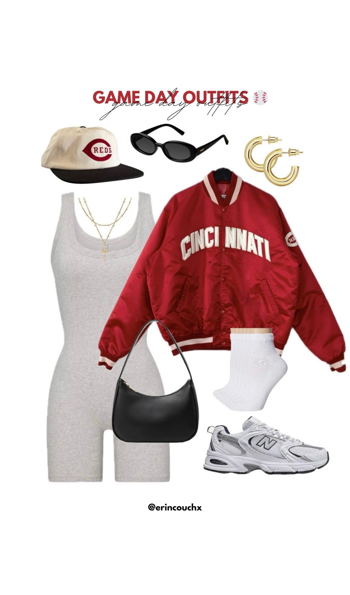 Cincinnati Reds Outfit Inspo ⚾️

#baseballgame #baseballgameoutfit #baseballgameoutfitideas #baseballgameoutfiinspo #cincinnatireds #cincinnatiredsoutfit #cincinnatiredsoutfitideas #cincinnatiredsoutfitinspo #openingday #openingdayreds #openingdaycincinnatireds #openingdaybaseball #gamedayfit #gamedayfits #gamedayoutfit #gamedayoutfitideas #gamedayoutfitinspo 

#LTKootd #LTKMidsize #LTKActive