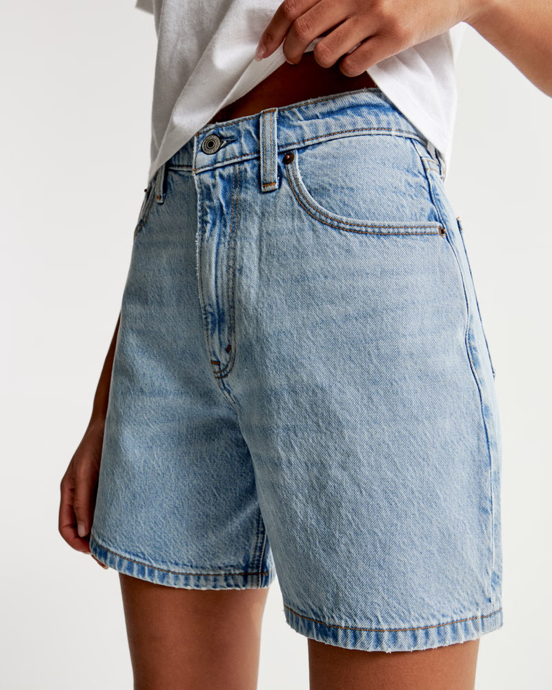 Women's High Rise Loose Short | Women's Bottoms | Abercrombie.com | Abercrombie & Fitch (US)