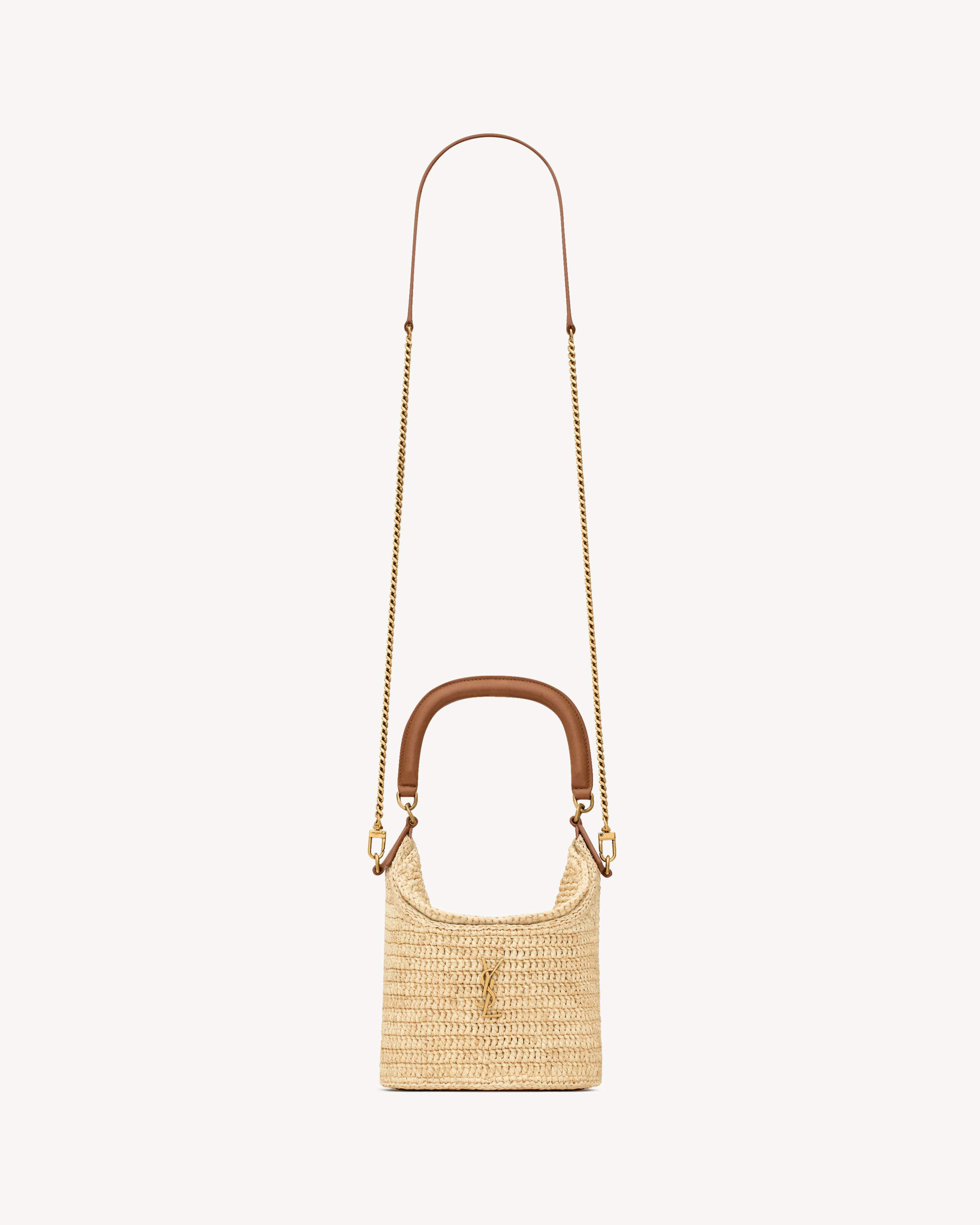 GABY bucket bag in raffia | Saint Laurent Inc. (Global)
