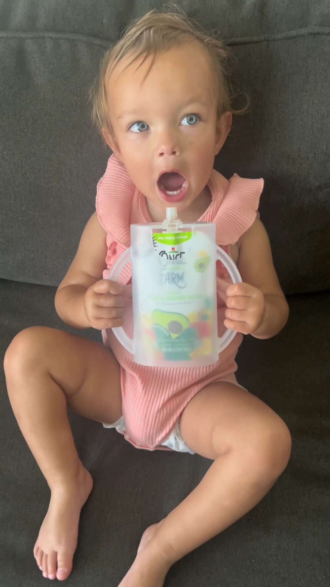 Ever hand your toddler a pouch and immediately regret it? 😅
I swear mine can squeeze out applesauce faster than I can blink. Even now that the twins are older! It was ending up on her clothes, the couch, the car seat… everywhere except her mouth.
I started using this baby food pouch protector (it’s just a hard plastic case the pouch slides into), and it’s honestly made snack time so much less chaotic. She can still hold it and feed herself, but she can’t death-grip it and send yogurt across the room.
It’s been especially nice for car rides, stroller walks, and those “I do it myself” toddler moments. Less mess, less wasted food, and way less cleanup for me.
If you’re in the toddler snack phase, this is one of those small things that just makes daily mom life easier.
#toddlerlife #momfinds #babyfeeding #toddlerfeeding #momlife #ltkfamily #ltkfinds

#LTKBaby #LTKHome