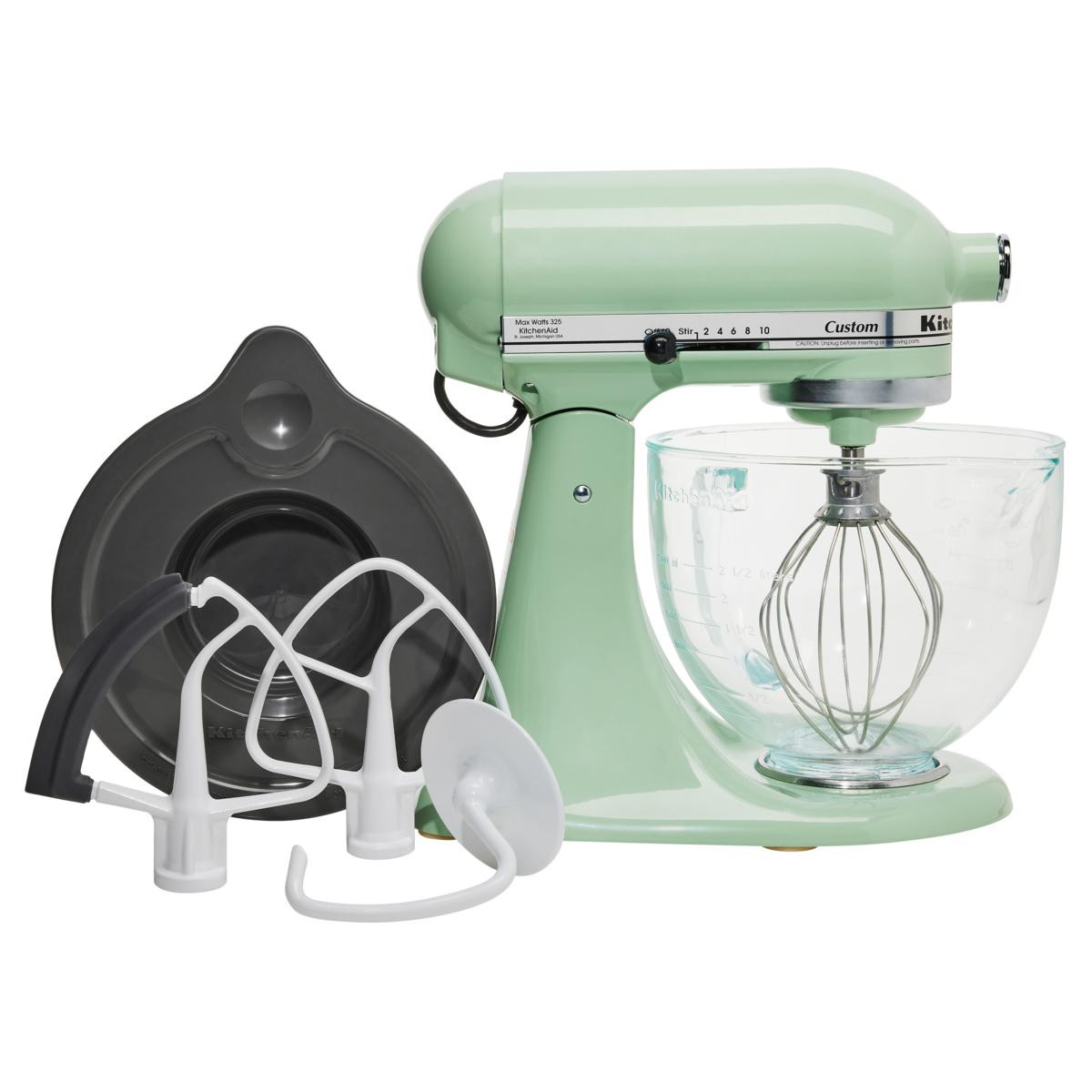 KitchenAid 5-Quart Stand Mixer with Glass Bowl and Flex Edge Beater | HSN
