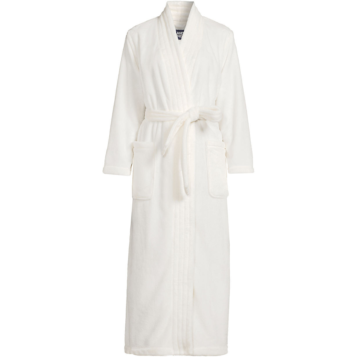 Women's Cozy Plush Long Wrap Robe | Lands' End (US)