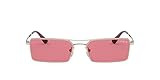 Vogue Eyewear Women's VO4106SM Rectangular Sunglasses, Pale Gold/Pink, 55 mm | Amazon (US)