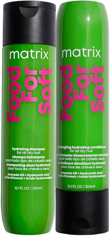 MATRIX Food For Soft Shampoo & Conditioner Set For Dry and Brittle Hair - Moisturizes, Detangles ... | Amazon (US)