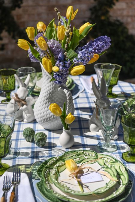 Spring festivities are right around the corner and here’s a table to inspire your own Easter celebration!

#eastertable #eastertablescape #bunnytable #springtable #springcelebration
#easterbrunchtable #easterbrunchtablescape


#LTKSeasonal #LTKhome #LTKparties