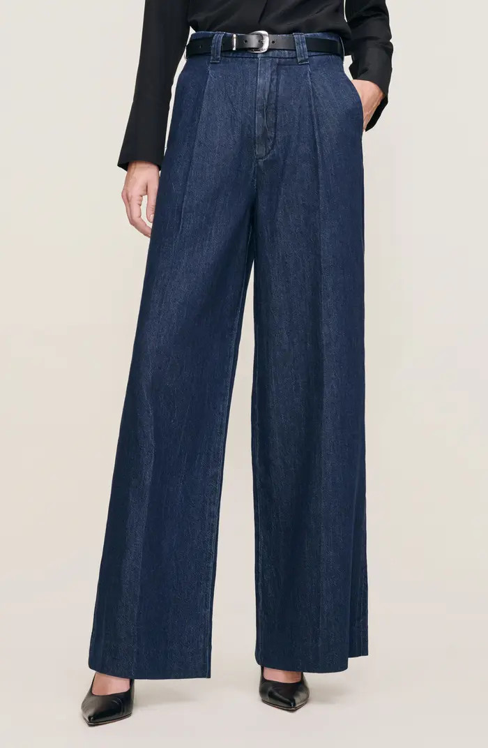DL1961 Hepburn Pleated High Waist Wide Leg Jeans | Nordstrom | Nordstrom