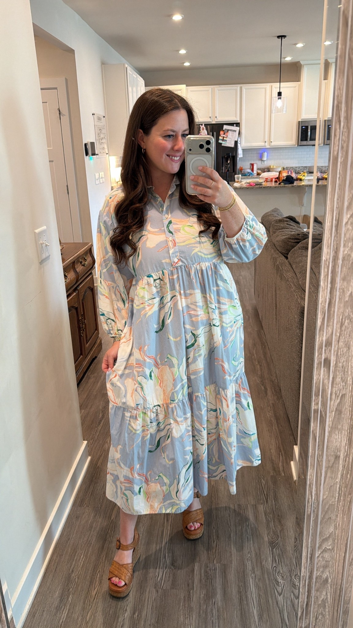 Wearing a L! 
Spring dress, large chest, Anthropologie, Maeve, Mother’s Day 

#LTKSeasonal #LTKootd #LTKmomlife