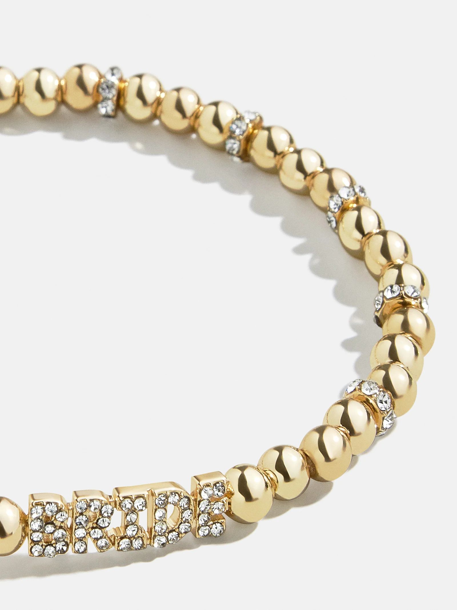 Pavé Bride Pisa Bracelet - Gold/Pavé | BaubleBar (US)