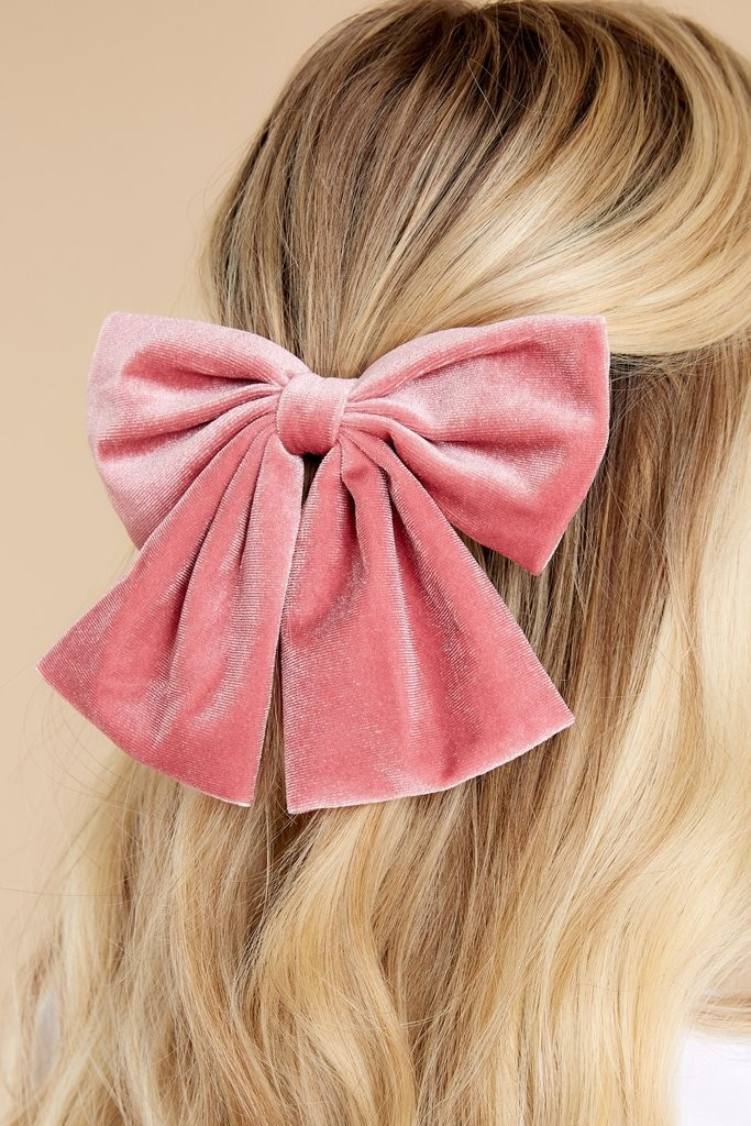 Perfectly Darling Pink Bow | Red Dress 