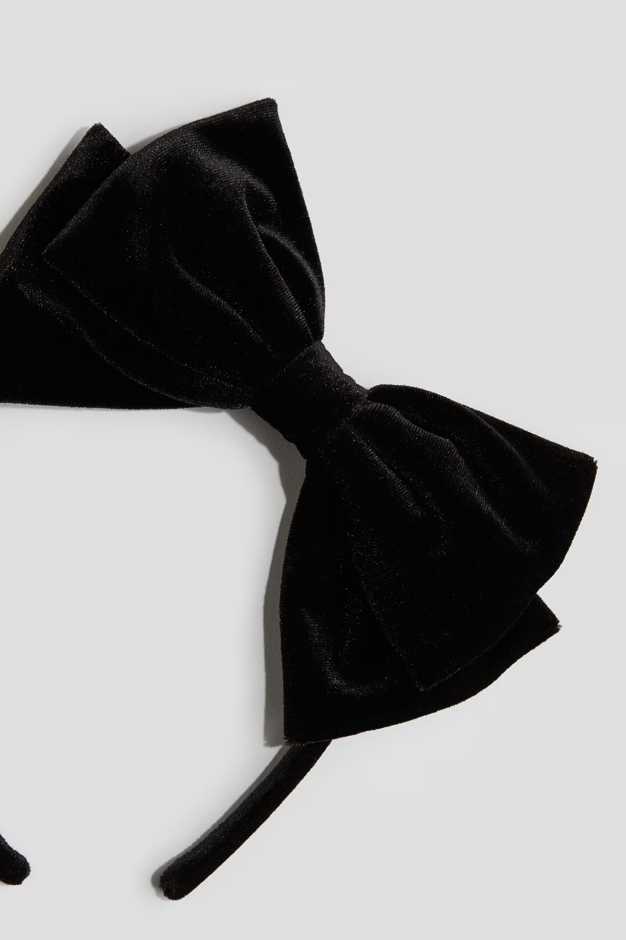 Hairband with Velour Bow | H&M (US + CA)